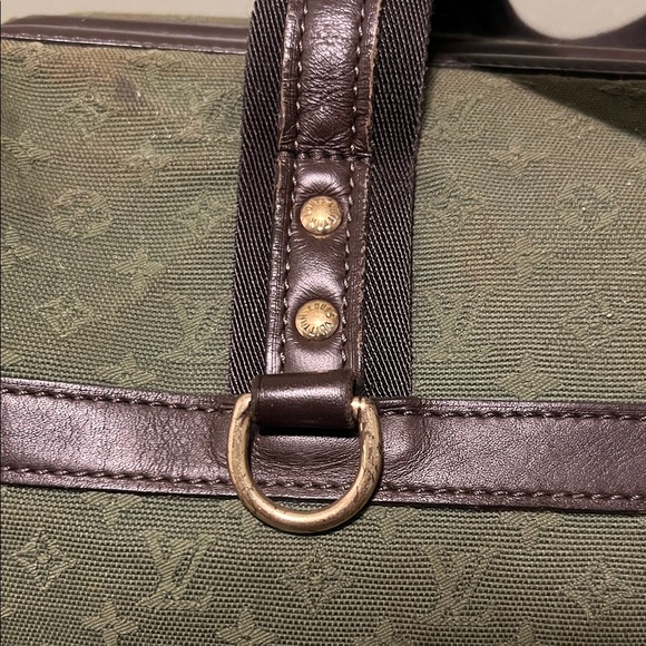 Louis Vuitton Olive Monogram Duffel Boston Bag - Picture 4 of 16